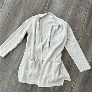 Old Navy Women's Beige Ribbed Cardigan